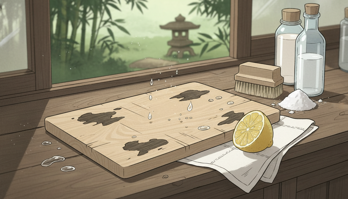 なぜまな板に黒ずみができるのか