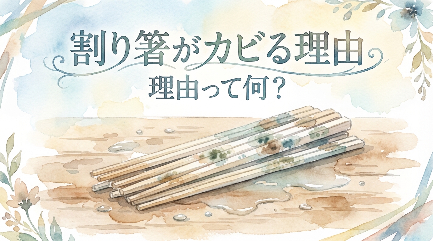 割り箸がカビる理由って何?