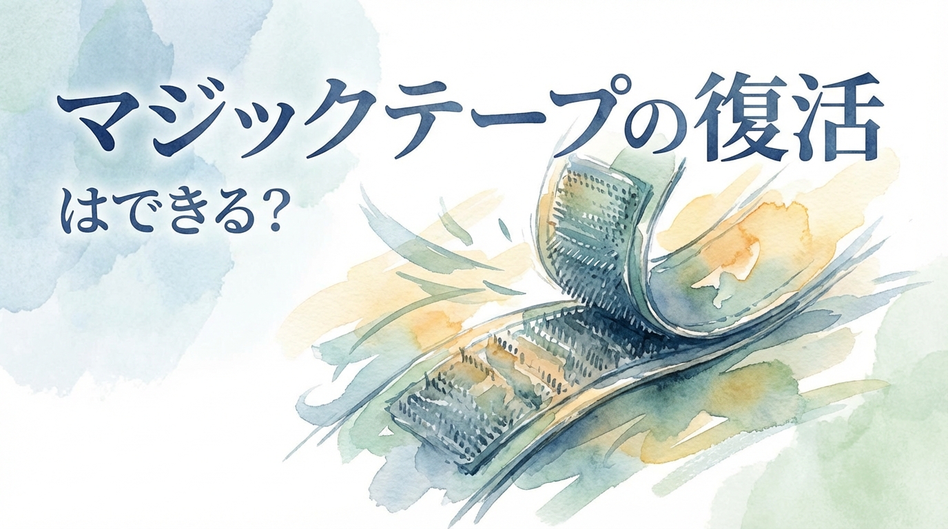 マジックテープの復活はできる？