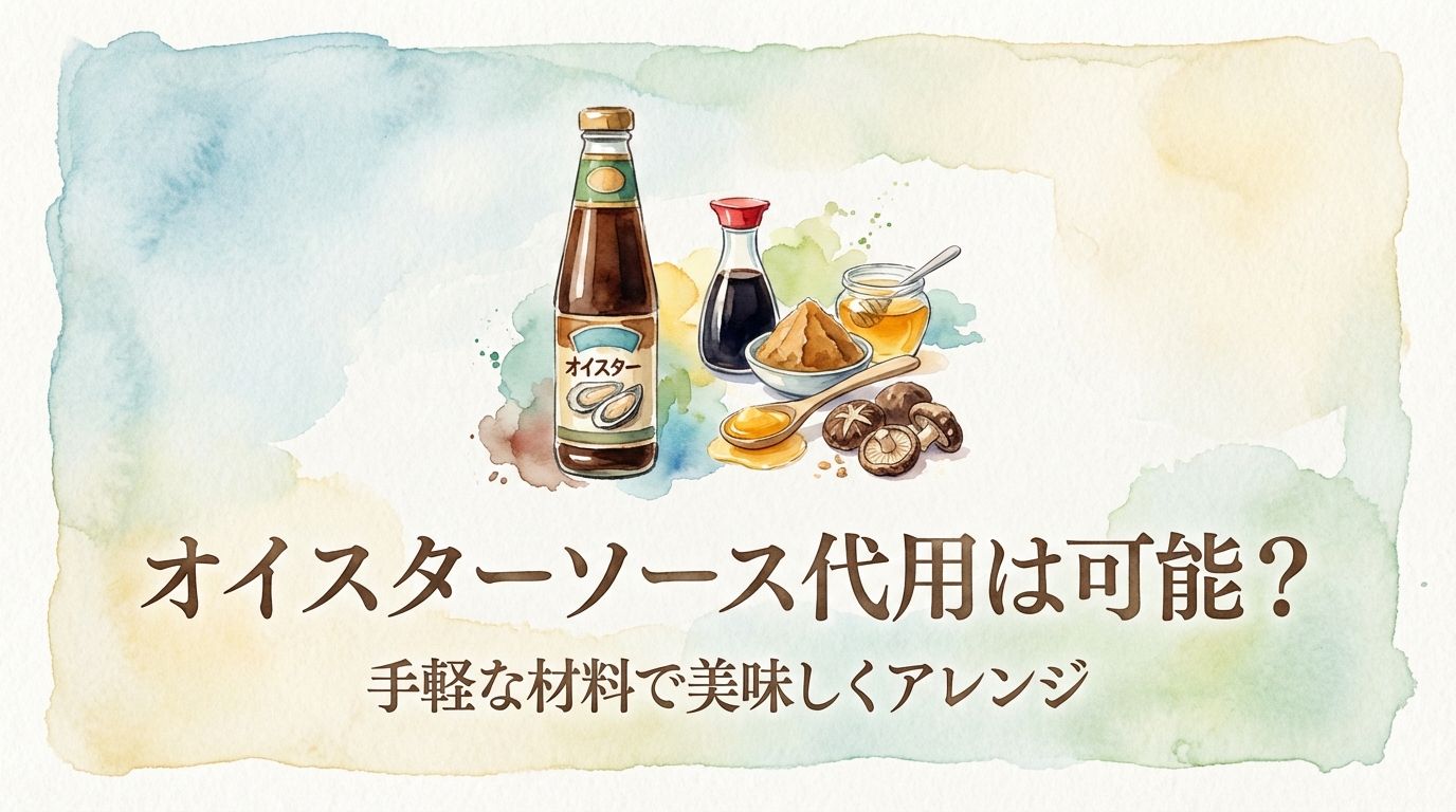 オイスターソース代用は可能？