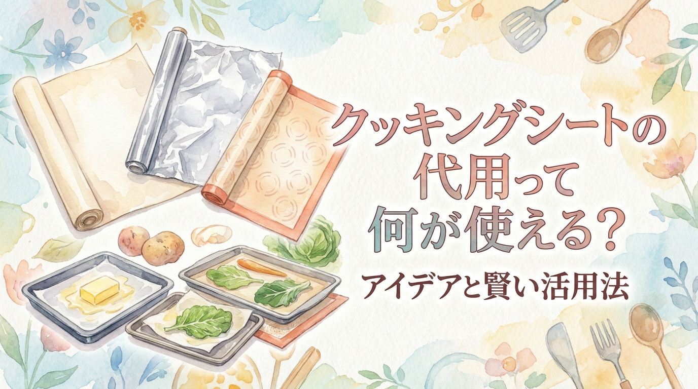 クッキングシートの代用って何が使える?