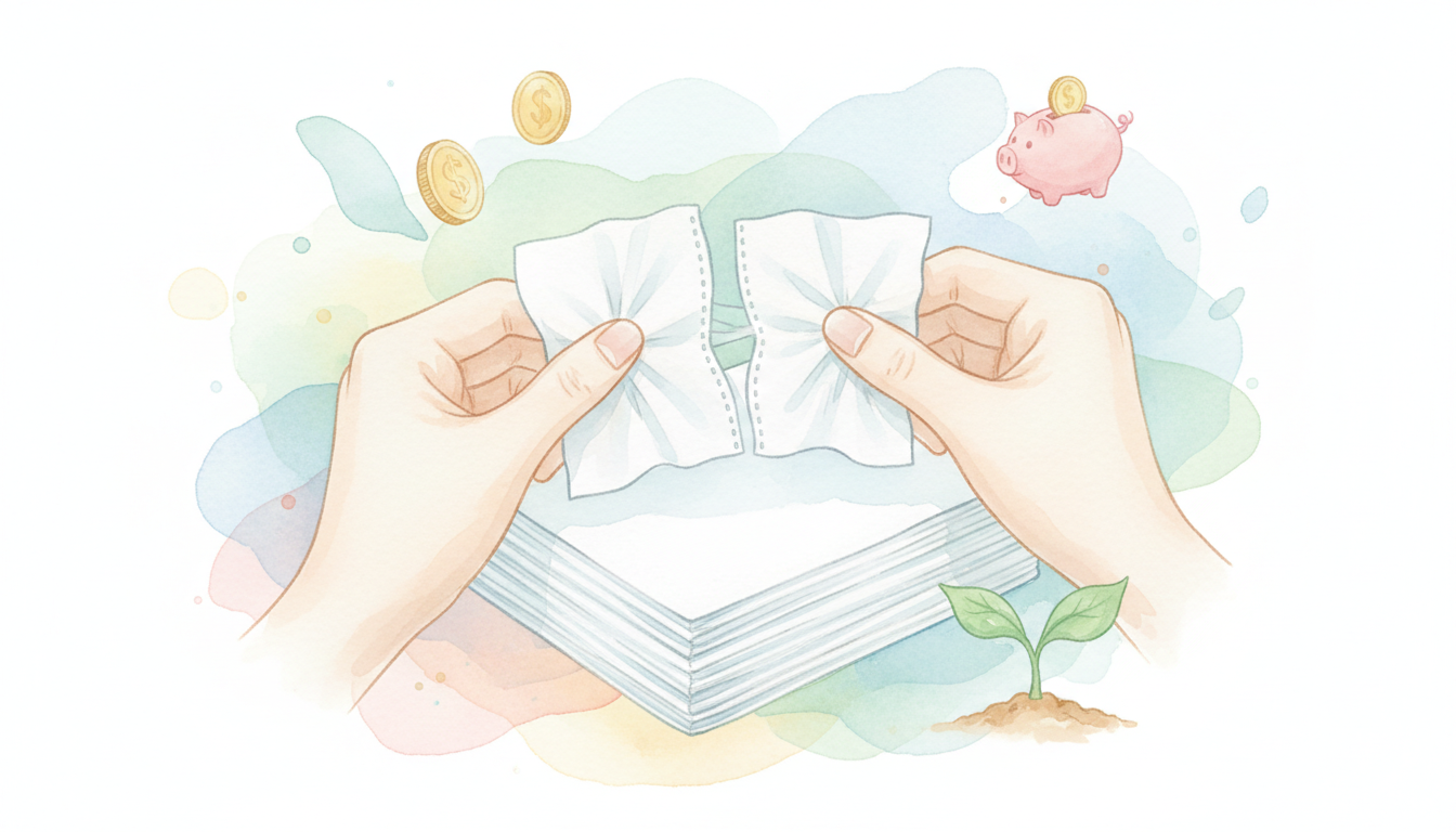 なぜティッシュを半分にする方法が注目されているのか