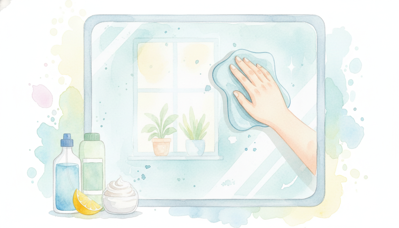 鏡の水垢は汚れのタイプで落とし方を変えるのがポイント