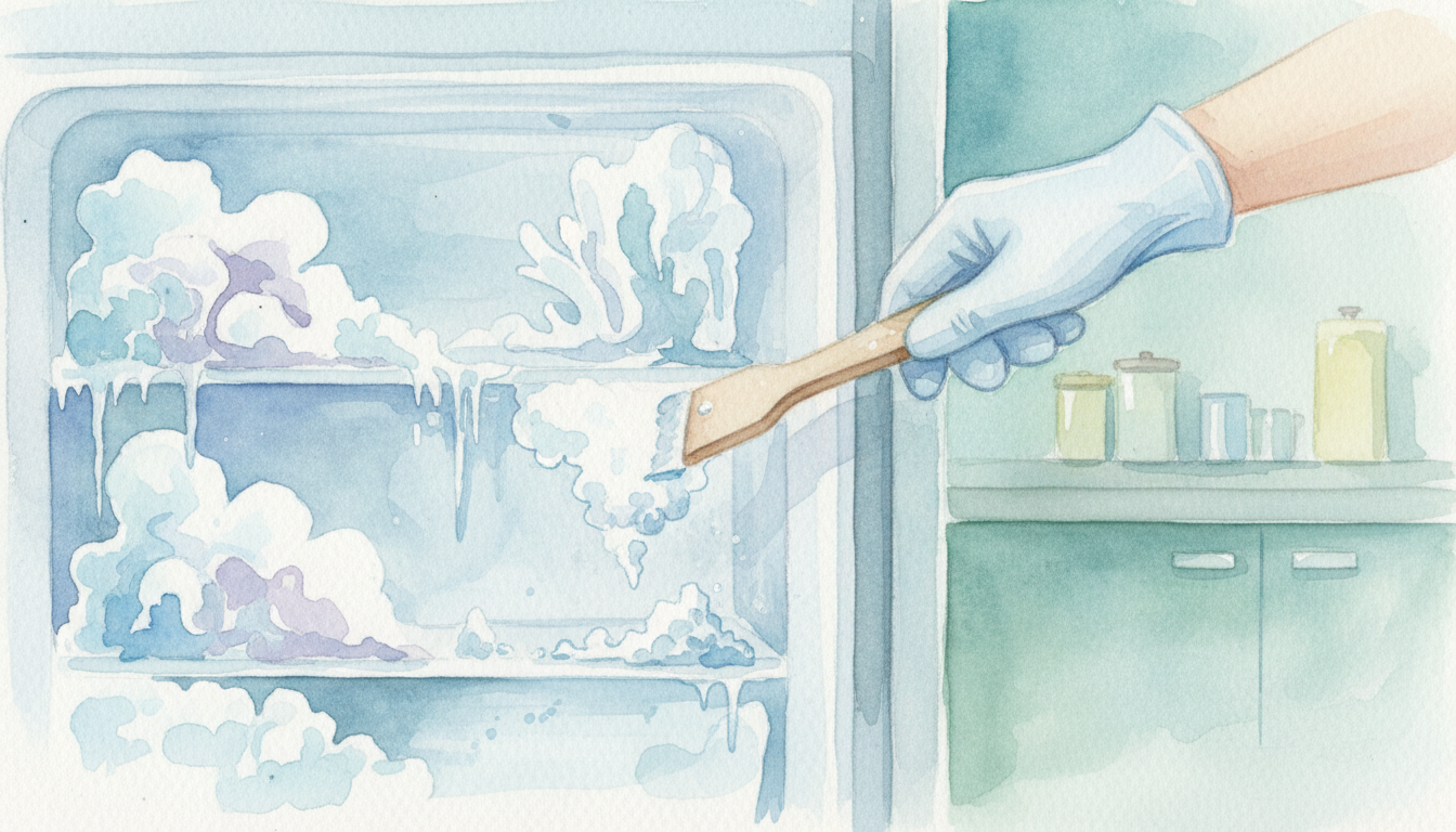 冷凍庫の霜取りは定期的に行うべきメンテナンス