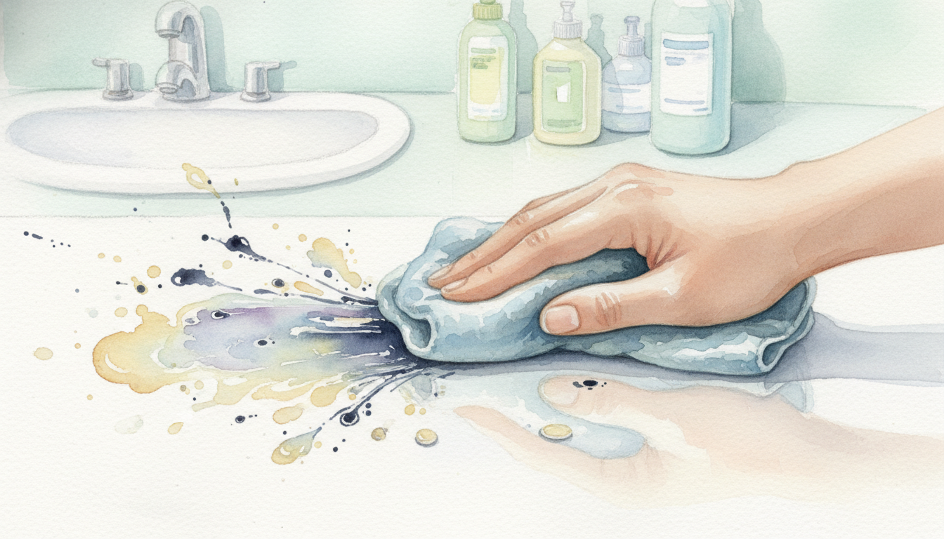 油性マジックは油分を溶かすことで落とせます