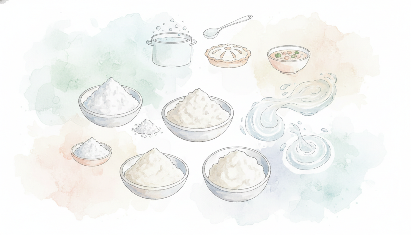 片栗粉代用には用途に合わせた粉を選ぶのがポイント