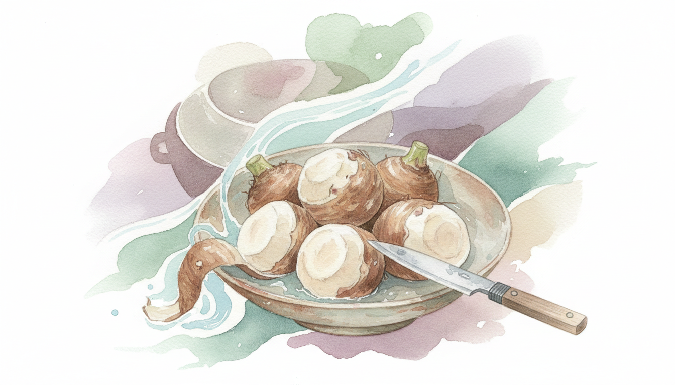 里芋の下処理が必要な理由を知っておきましょう