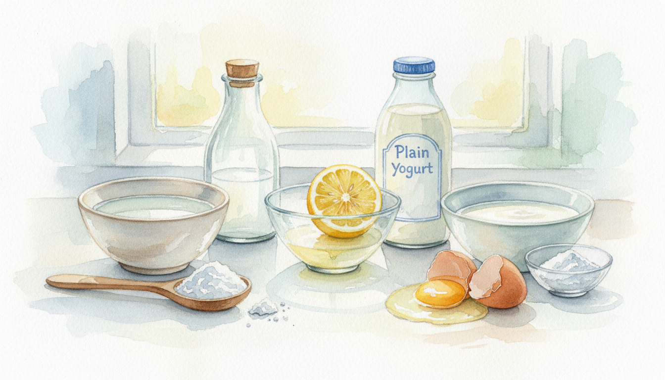 ベーキングパウダーは身近なもので代用できます