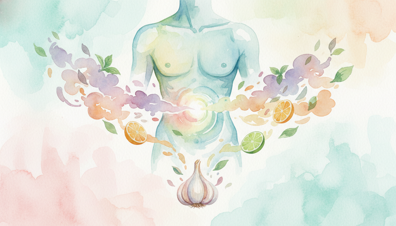 ニンニクの匂いは体の内側からケアできます